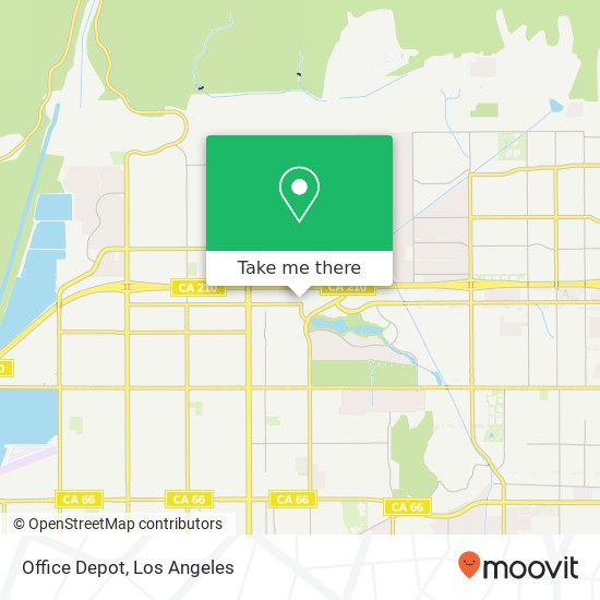 Office Depot map