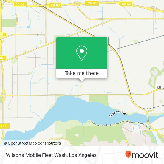 Wilson's Mobile Fleet Wash map