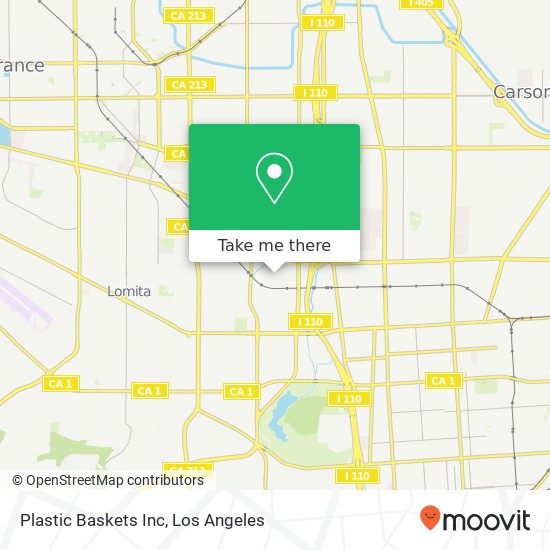 Plastic Baskets Inc map