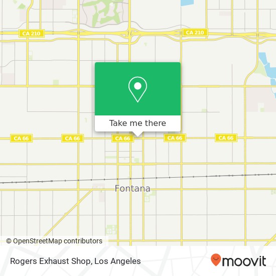 Rogers Exhaust Shop map