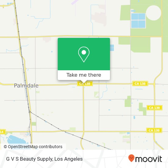 G V S Beauty Supply map