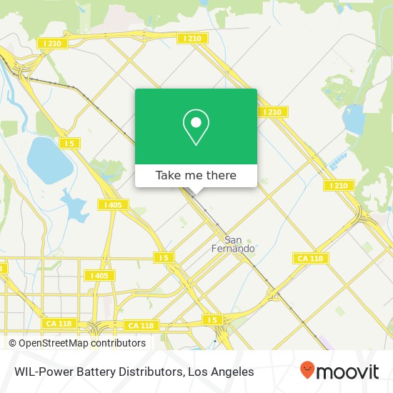 WIL-Power Battery Distributors map