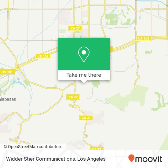 Mapa de Widder Stier Communications