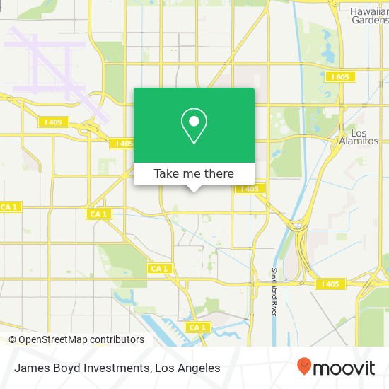 James Boyd Investments map