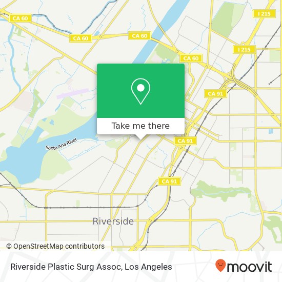 Riverside Plastic Surg Assoc map