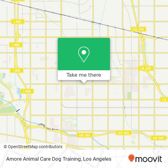 Amore Animal Care Dog Training map