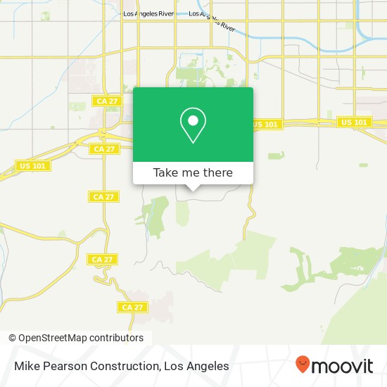 Mike Pearson Construction map