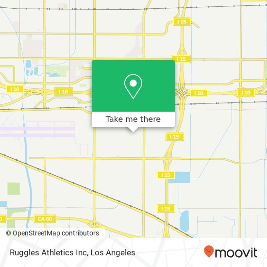 Ruggles Athletics Inc map