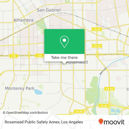 Mapa de Rosemead Public Safety Annex