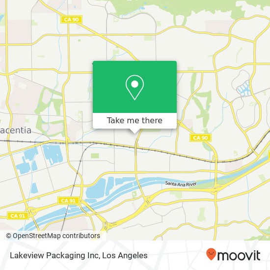 Lakeview Packaging Inc map