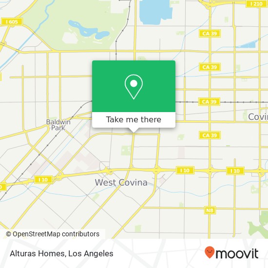 Alturas Homes map