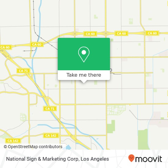 Mapa de National Sign & Marketing Corp