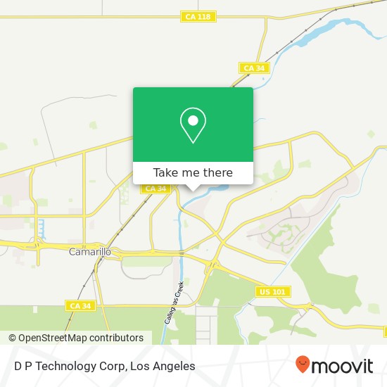 D P Technology Corp map