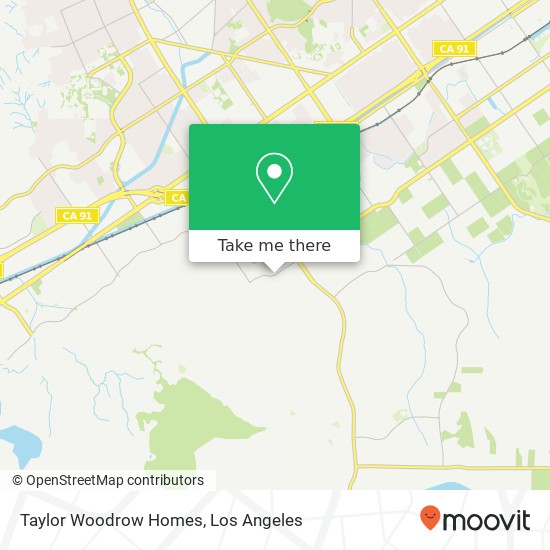 Mapa de Taylor Woodrow Homes