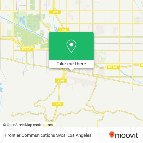 Frontier Communications Svcs map