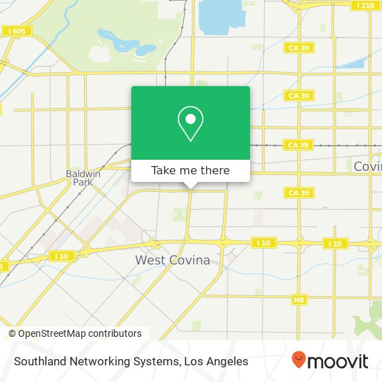 Mapa de Southland Networking Systems