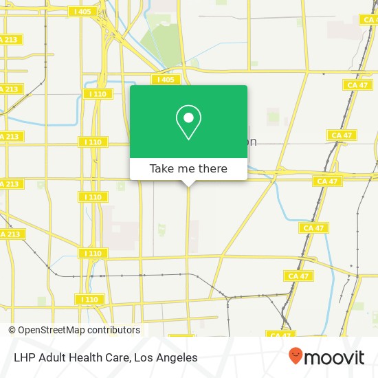 LHP Adult Health Care map