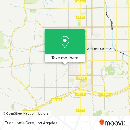 Mapa de Friar Home Care