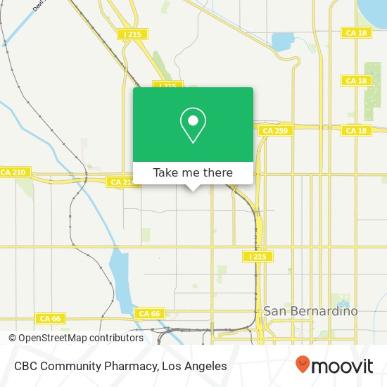 CBC Community Pharmacy map