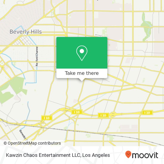 Kawzin Chaos Entertainment LLC map