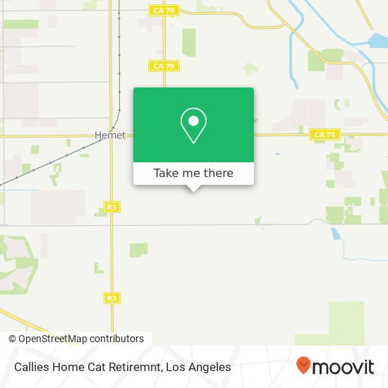 Callies Home Cat Retiremnt map