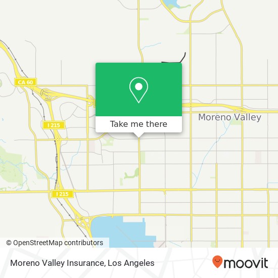 Moreno Valley Insurance map