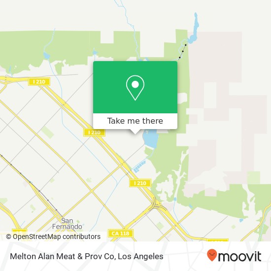 Mapa de Melton Alan Meat & Prov Co