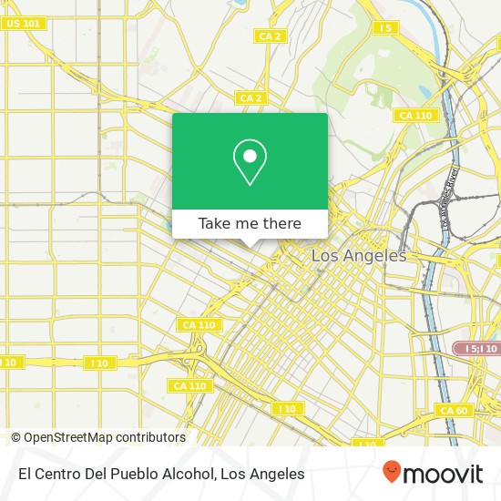 Mapa de El Centro Del Pueblo Alcohol