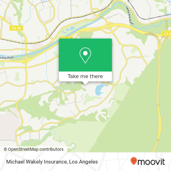 Mapa de Michael Wakely Insurance