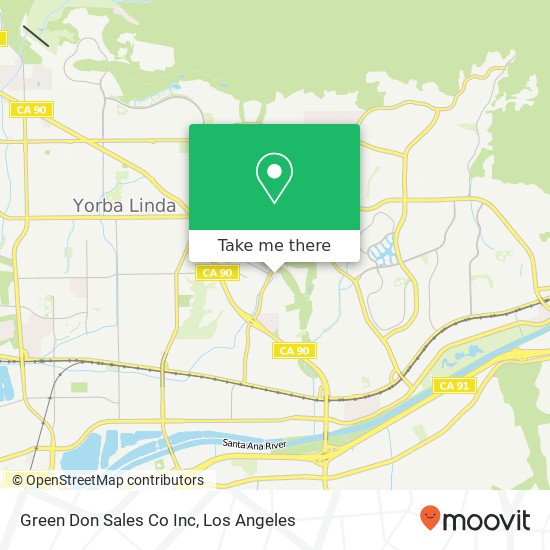 Green Don Sales Co Inc map