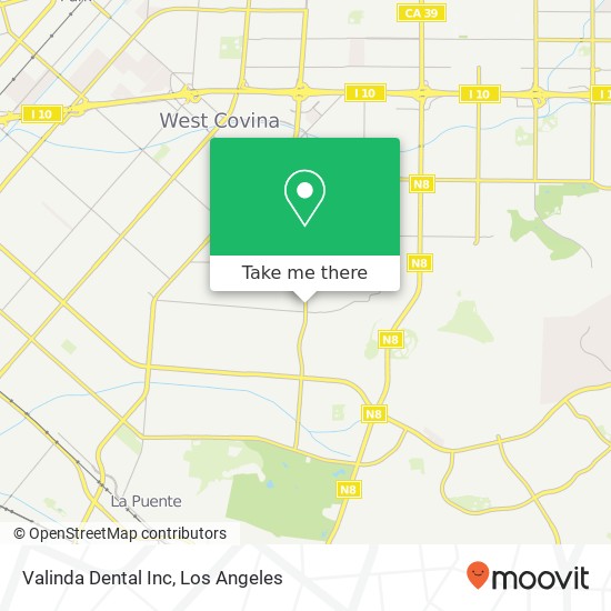 Valinda Dental Inc map