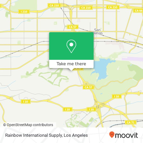 Mapa de Rainbow International Supply