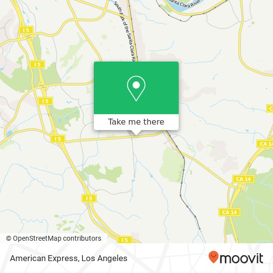 American Express map