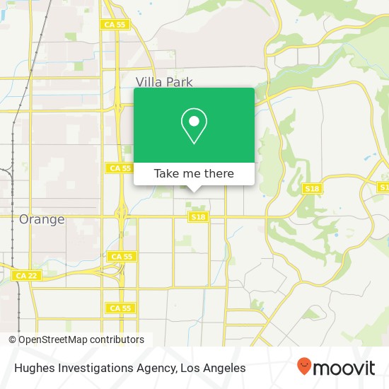 Hughes Investigations Agency map