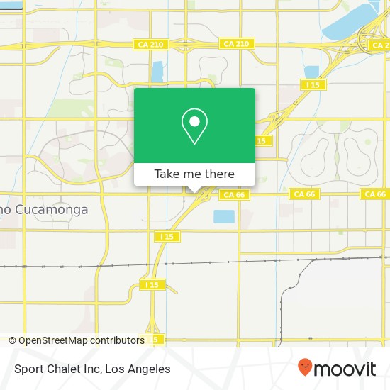 Sport Chalet Inc map