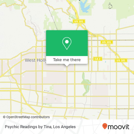 Psychic Readings by Tina map