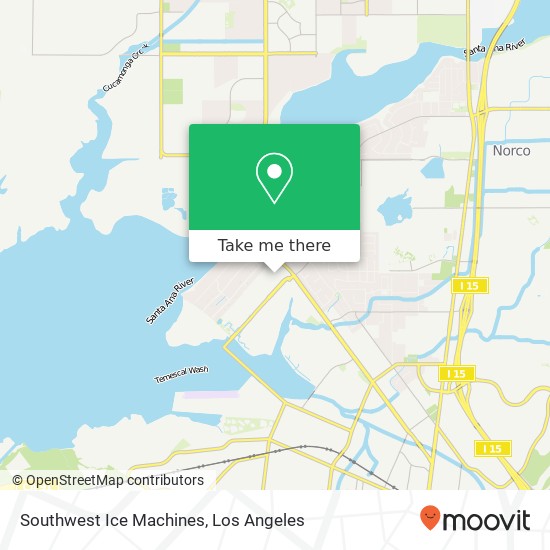 Southwest Ice Machines map