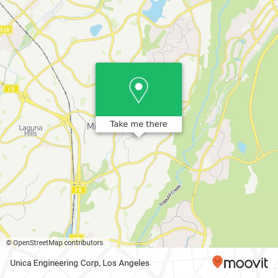 Unica Engineering Corp map