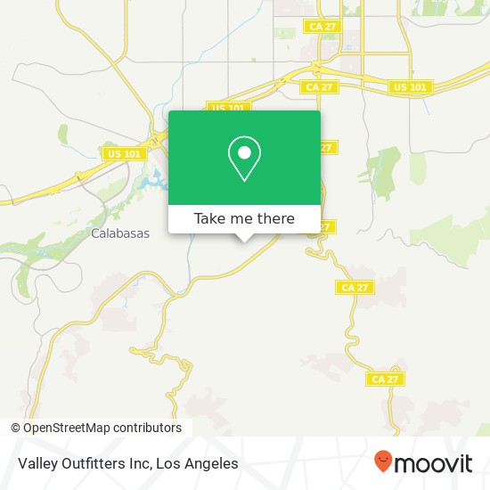 Mapa de Valley Outfitters Inc