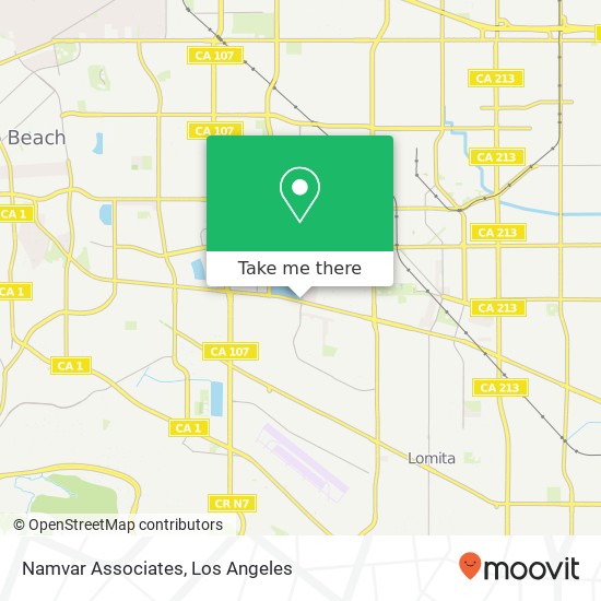 Namvar Associates map