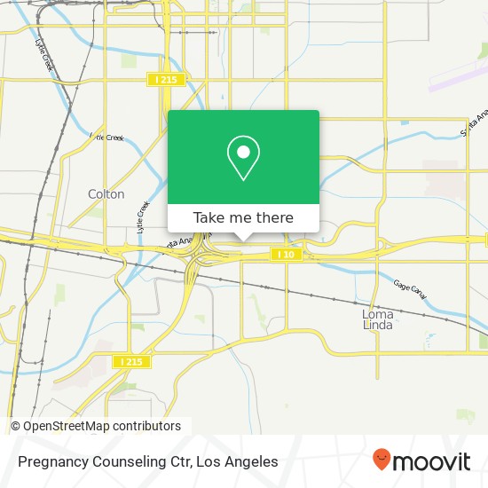 Pregnancy Counseling Ctr map