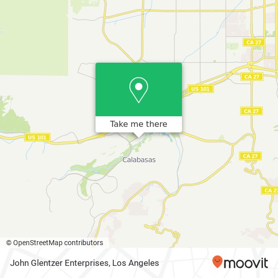 John Glentzer Enterprises map