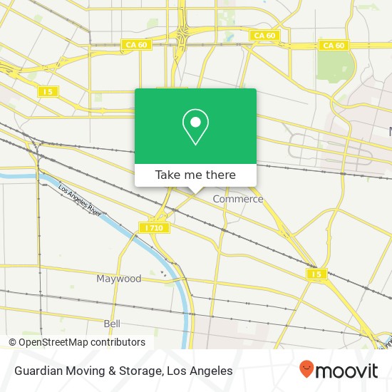 Guardian Moving & Storage map