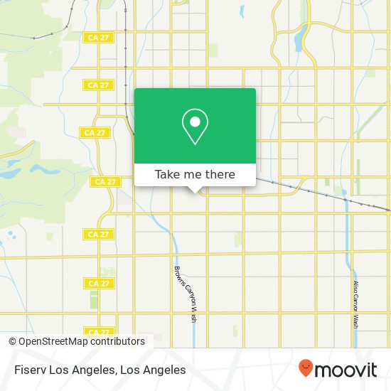 Fiserv Los Angeles map