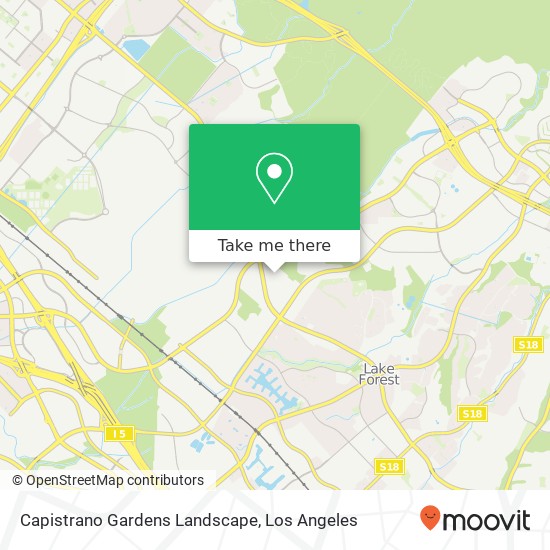 Mapa de Capistrano Gardens Landscape