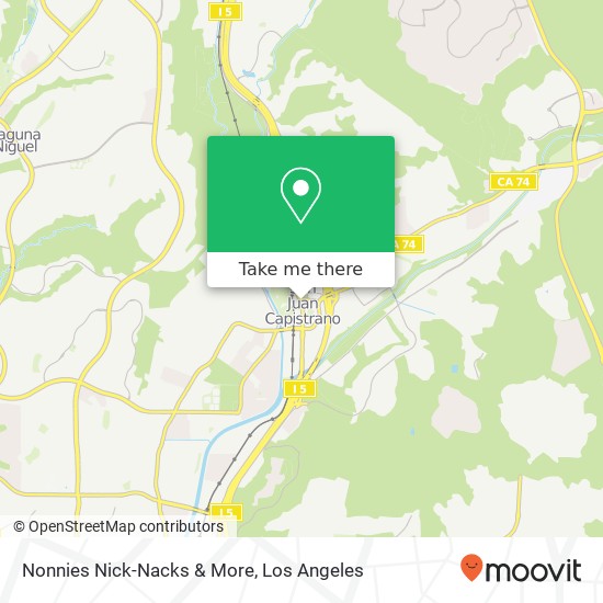 Mapa de Nonnies Nick-Nacks & More