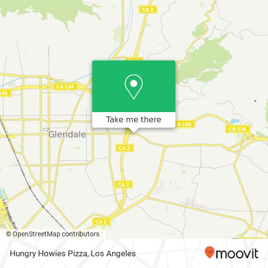 Mapa de Hungry Howies Pizza