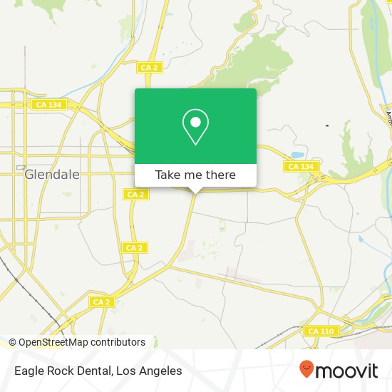 Eagle Rock Dental map