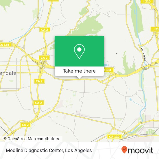 Medline Diagnostic Center map