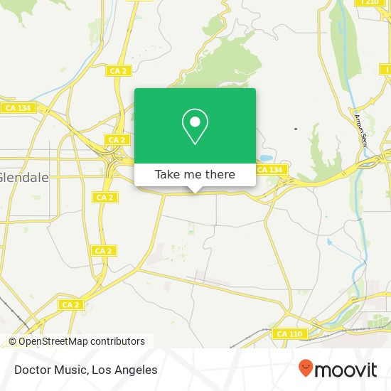 Doctor Music map